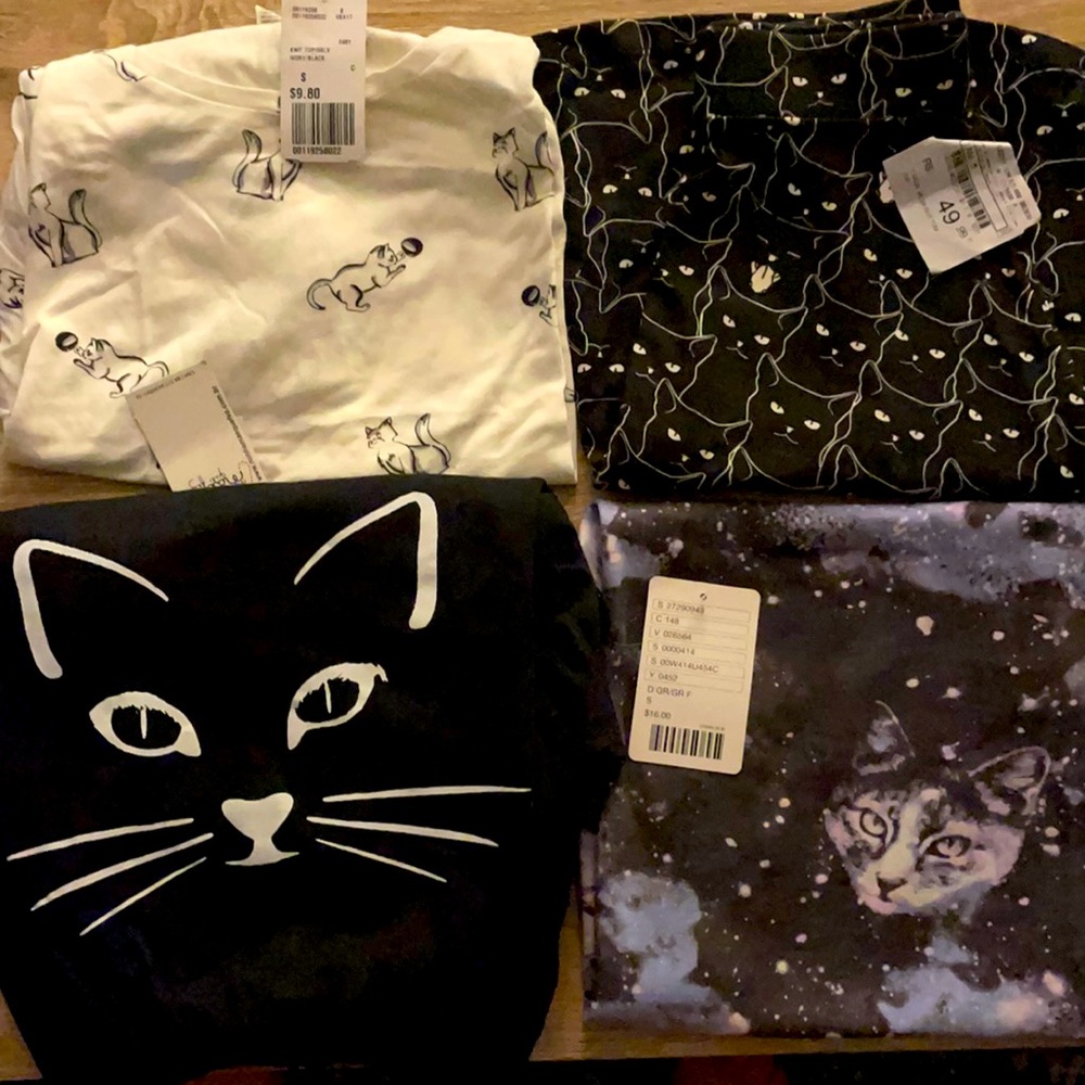 New for the cat & kitty lover 4 piece bundle